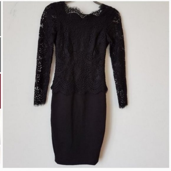 Ted Baker Lace Black Dress - Picture 4 of 7